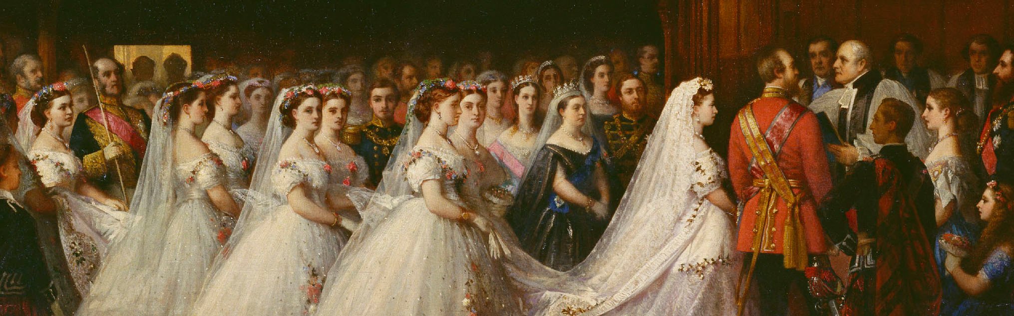 Detail from a portrait of the marriage of Princess Helena